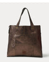 Peppa Copper Leather Tote