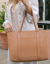 Marquise Natural Leather Tote