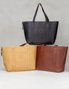 Marquise Cognac Leather Tote