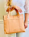 Peppa Natural Leather Tote