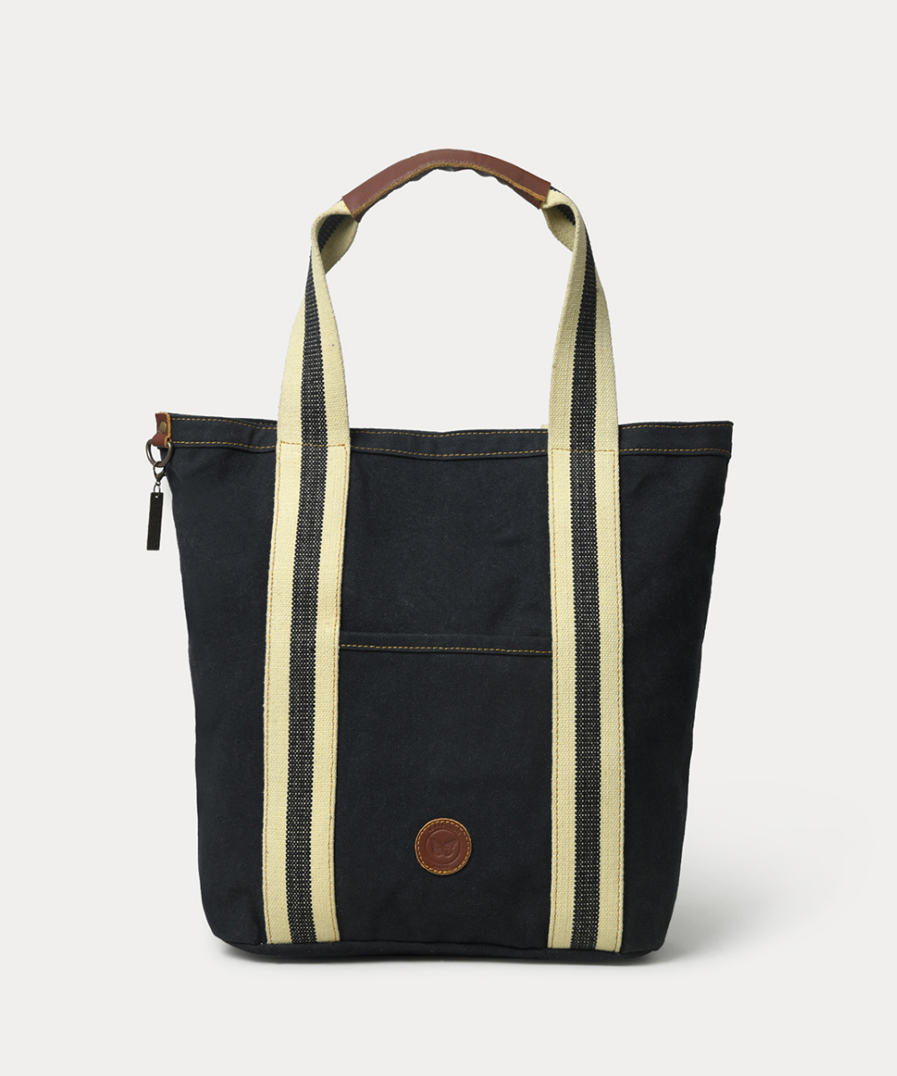 Lyon Black Tall Tote