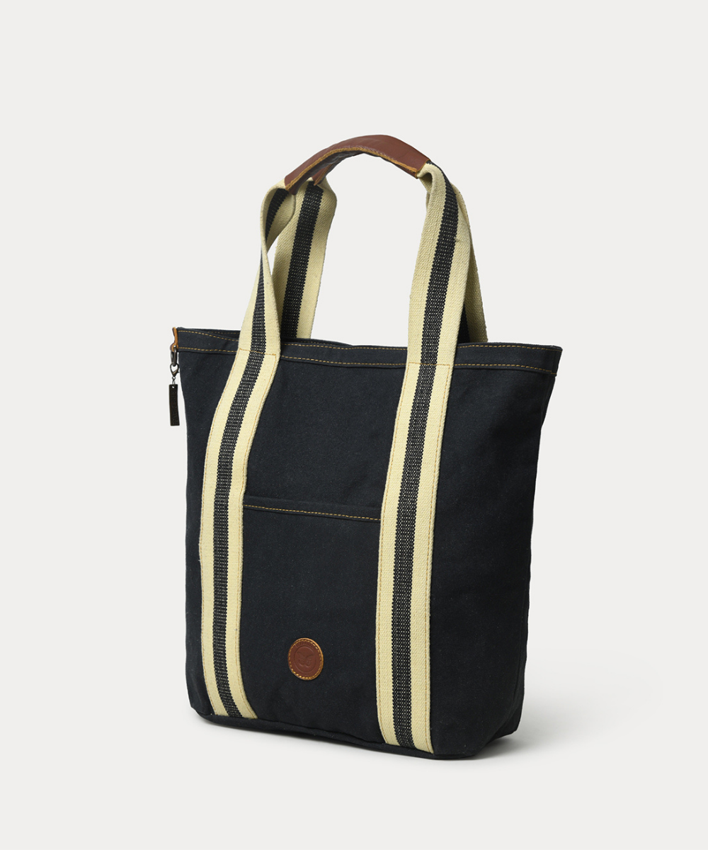Lyon Black Tall Tote