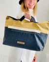 Bergere Black Canvas Tote