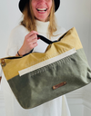 Bergere Olive Green Canvas Tote