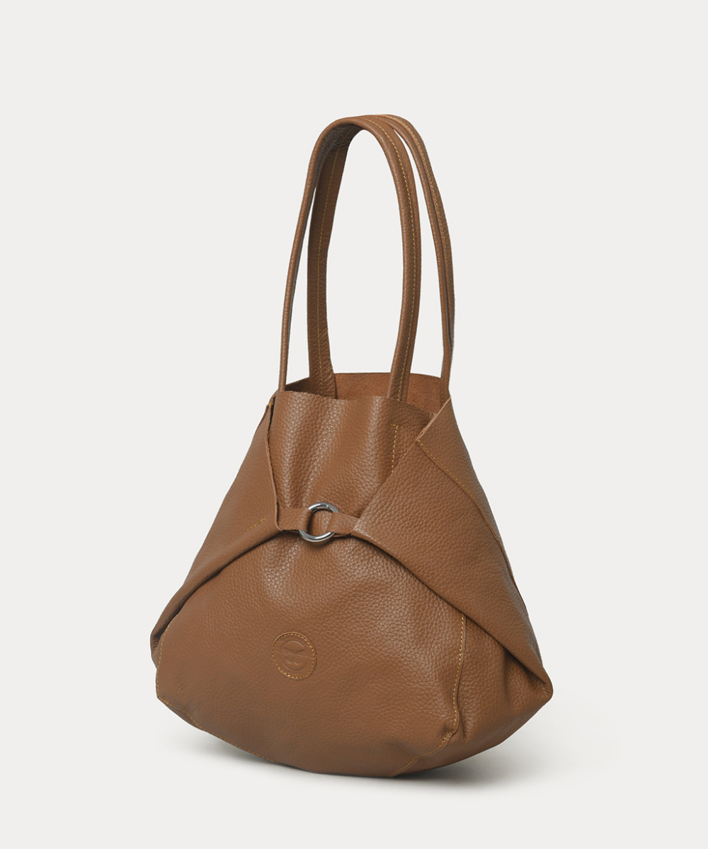 Modena Tan Leather Handbag