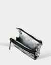 Trotz Silver Leather Crossbody