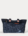 Vintage Letter Black Tote