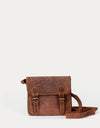 Cavalier Crossbody Two Buckles Tan