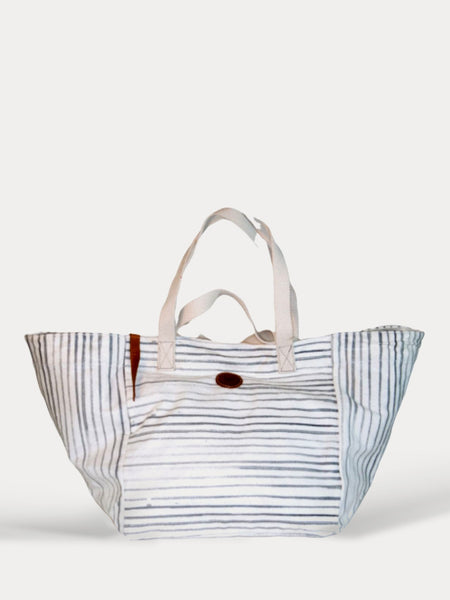 Bayonne Grey Canvas Tote