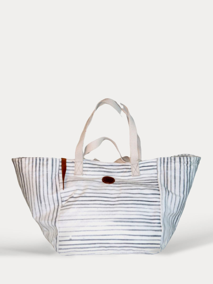 Bayonne Grey Canvas Tote