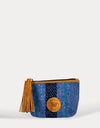 Highlands  Blue Pouch with Tassel