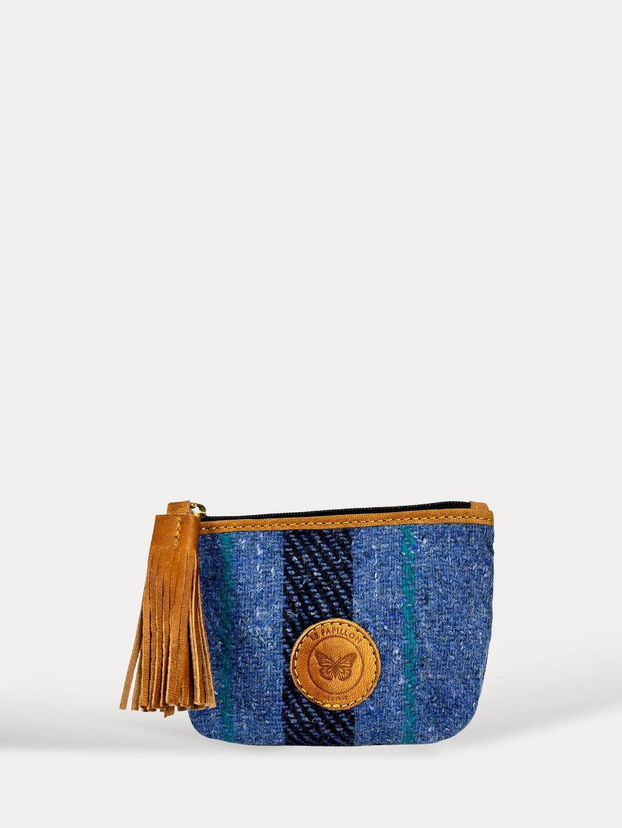 Highlands  Blue Pouch with Tassel