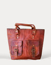 Cavalier Tote Two Pockets Light Brown
