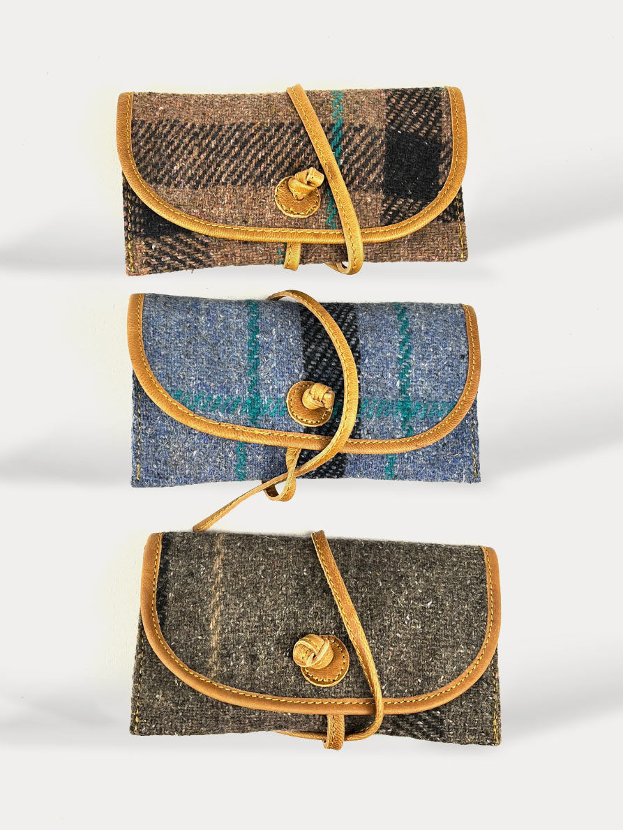 Highlands Eyeglass Blue Pouch