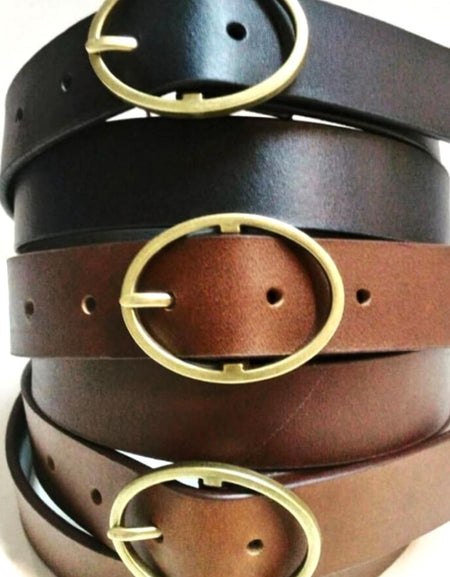 Bristol Oval Black Belt