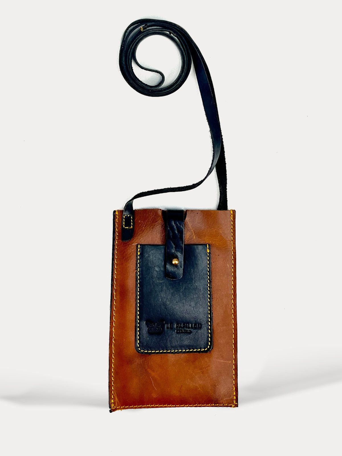 Phone Bag Cognac Crossbody