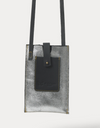 Phone Bag Silver Crossbody