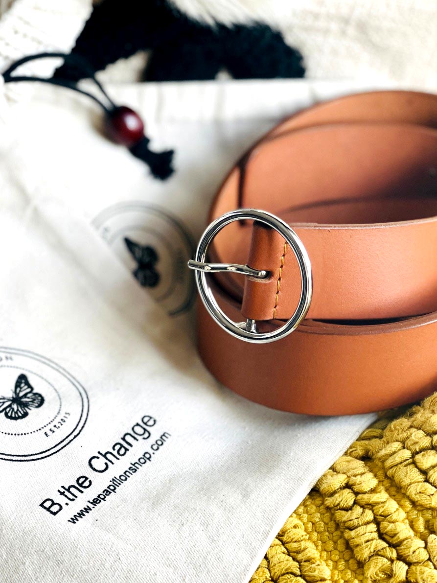 Oxford Round Tan Belt