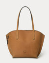 Capri Tan Leather Shoulder Bag