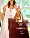 Santorini Brown Tote